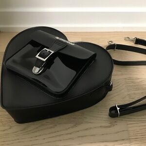 Doc Martens Black Leather Heart Bag/Backpack